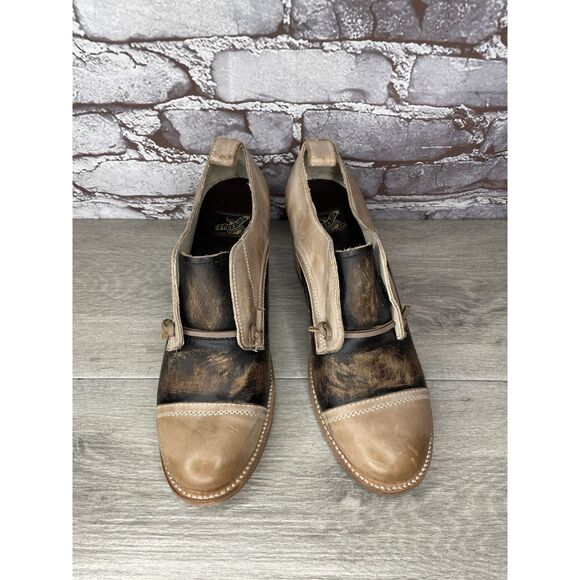 Freebird by Steven Mabel Brown Leather Oxfords Western Boots Women Sz 11M US/42 - Picture 13 of 16